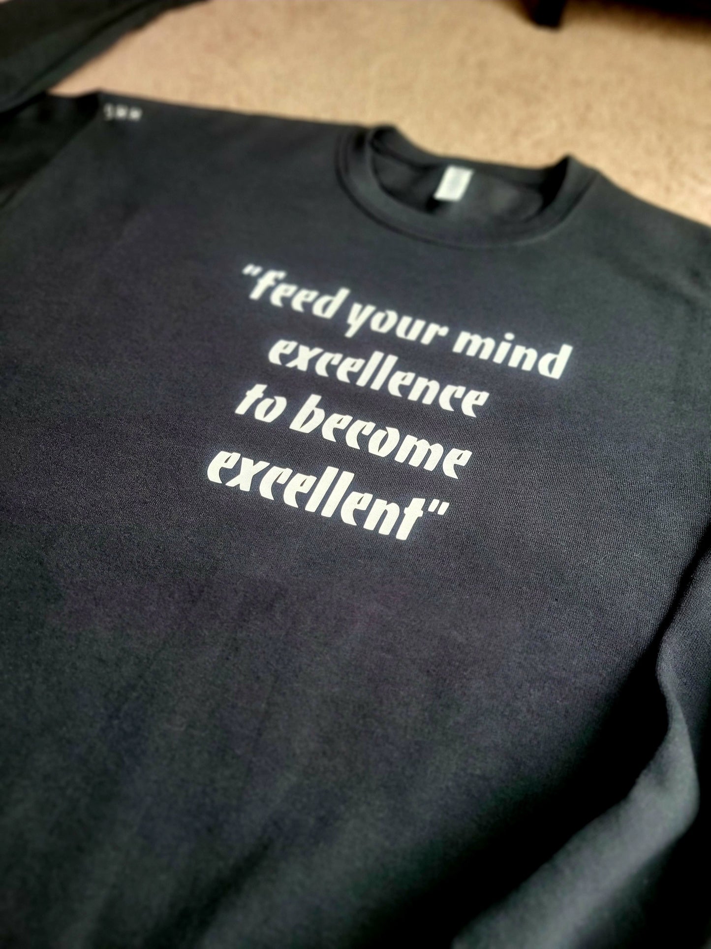 "Excellence" Fleece Crew Long Sleeve